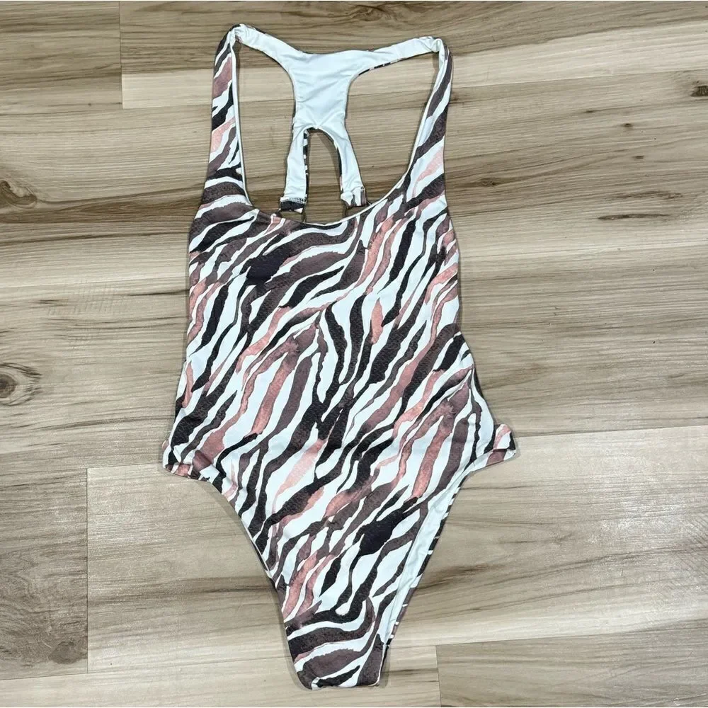 Frankie’s Bikinis Venom One Piece Swim Suit Women’s Small